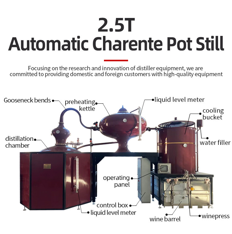 2500L Multi-spirits tequila distillery equipment