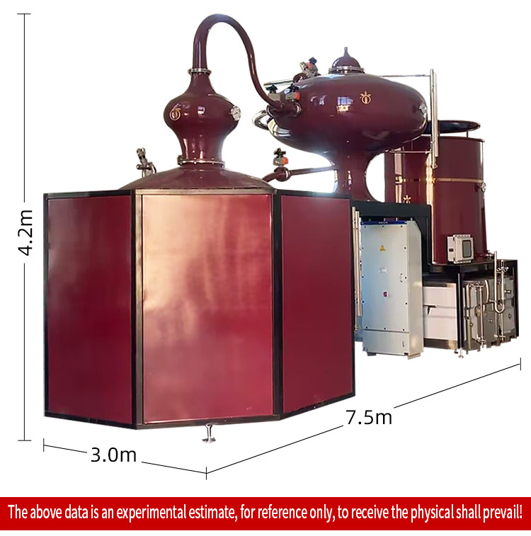 2500L Multi-spirits tequila distillery equipment