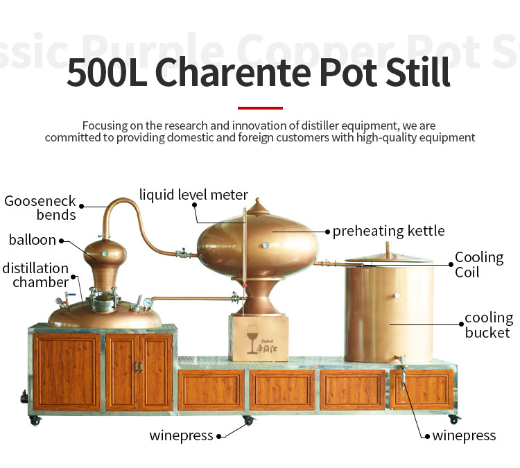Charente 500L (1).jpg 500L Multi-spirits tequila distillation machine