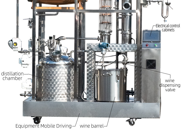50L Automatic Vodka Continuous Distillery