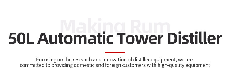 50L Automatic Vodka Continuous Distillery