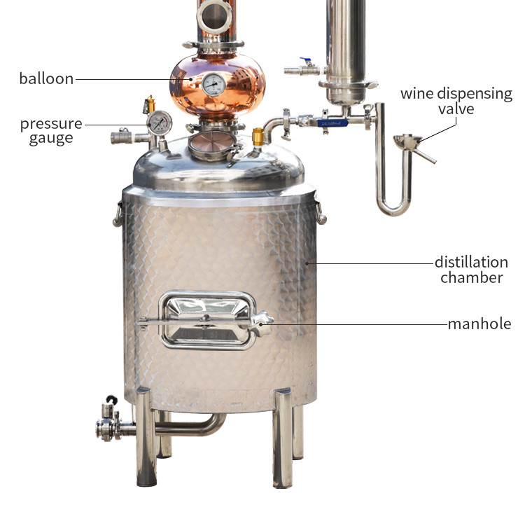 50L tower distill (3).jpg 50L Rum Column still