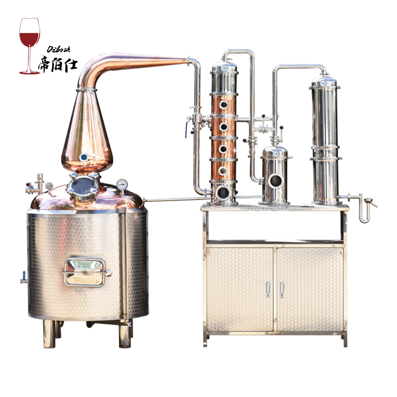 500L copper still rum distiller