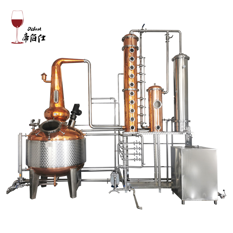 1000L Rum pot copper still distiller