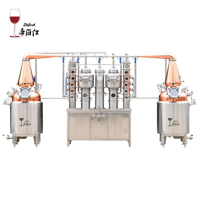 250Lx2 whiskey pots towers distiller