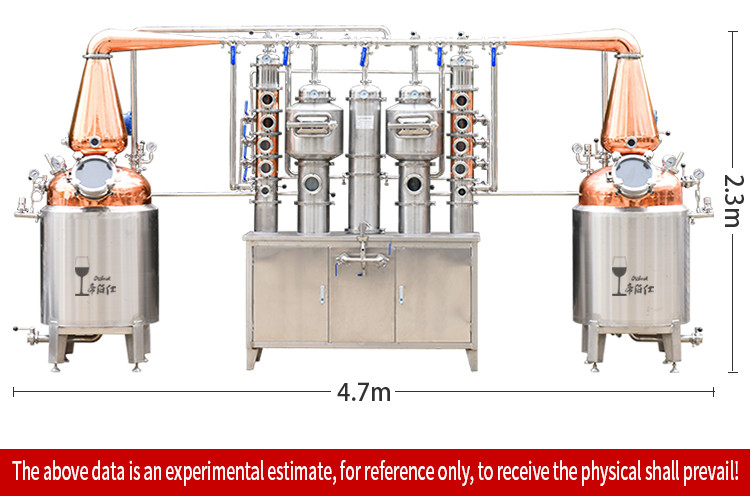 250Lx2 whiskey pots towers distiller