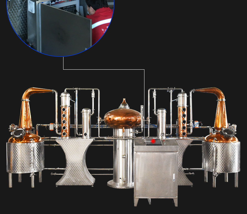 300Lx2 automatic whiskey distiller