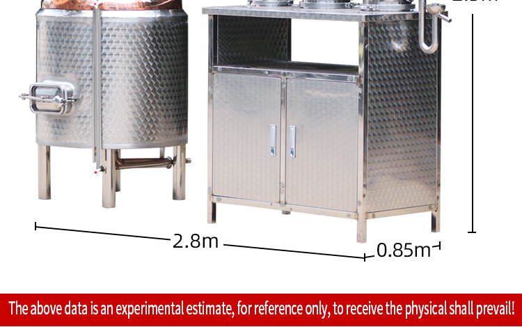 300L single pot whiskey distiller