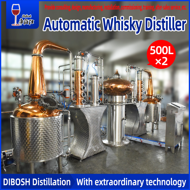 500Lx2 automatic whiskey distiller