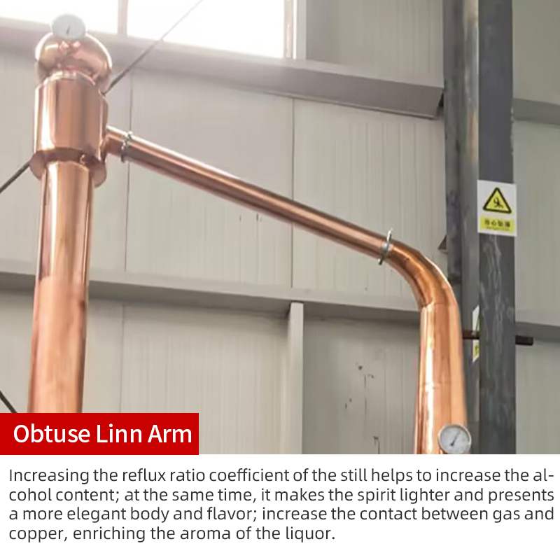 600L column whiskey distiller