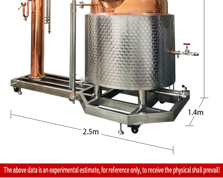 600L column whiskey distiller