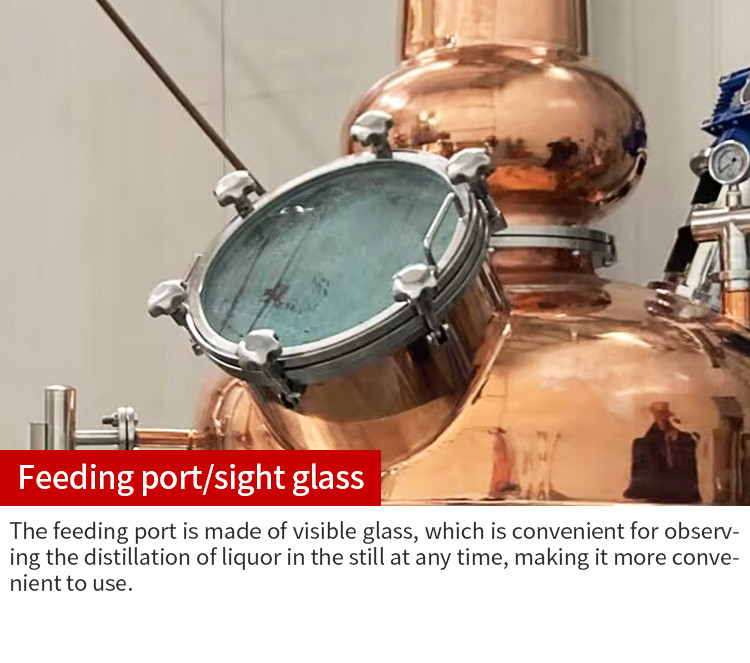 600L column whiskey distiller