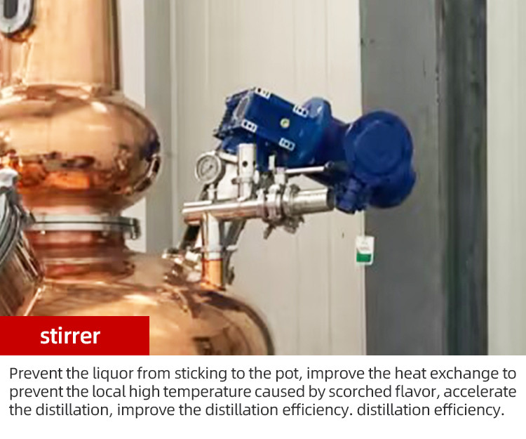 600L column whiskey distiller