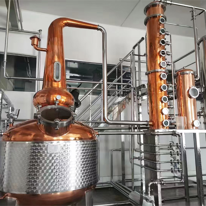 1000L pot copper still distiller