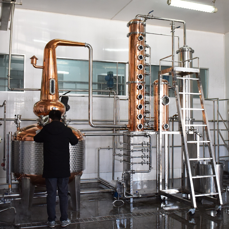 1000L pot copper still distiller