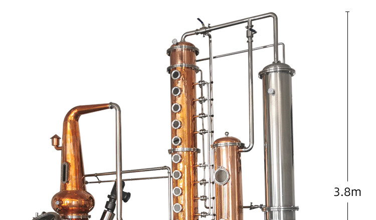 1000L pot copper still distiller