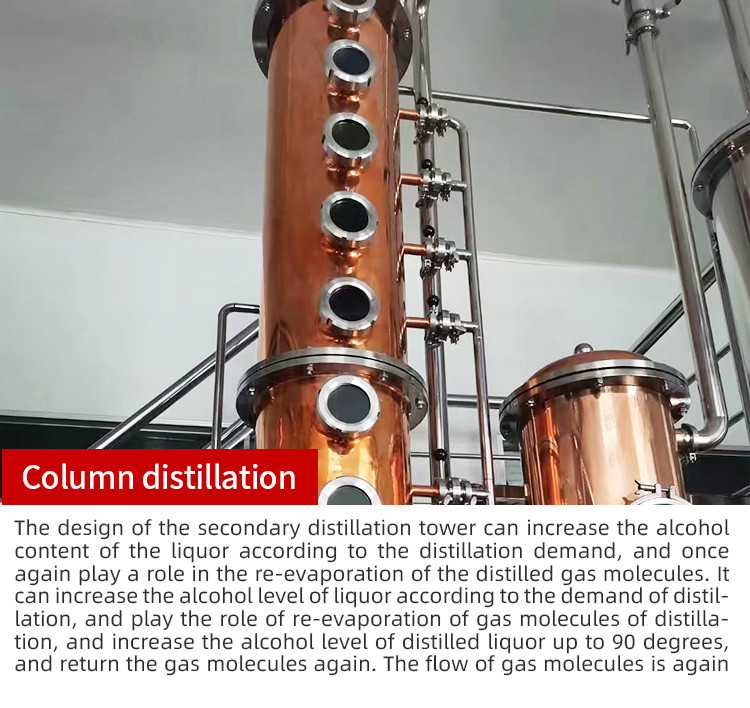 1000L pot copper still distiller