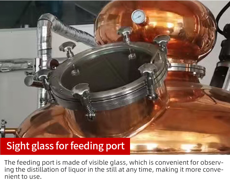 1000L pot copper still distiller