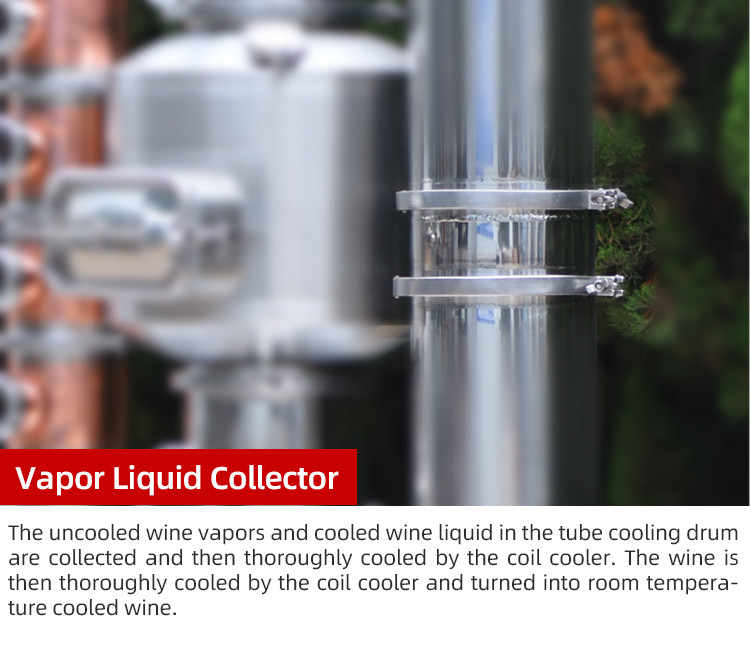 300L gin copper distilling equipment