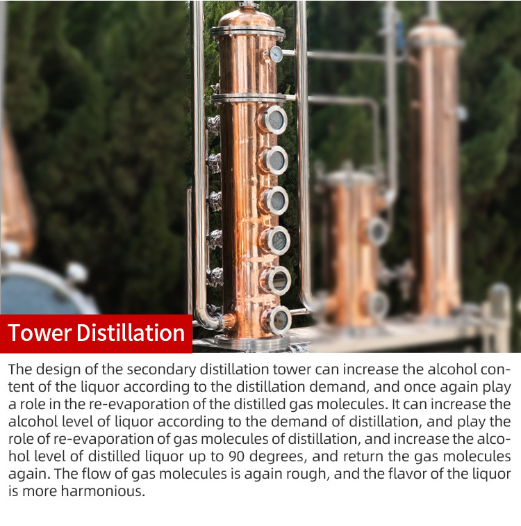 500L copper gin still distiller