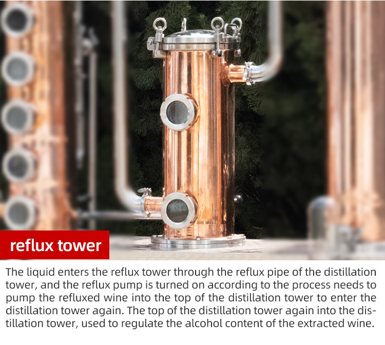 500L copper gin still distiller