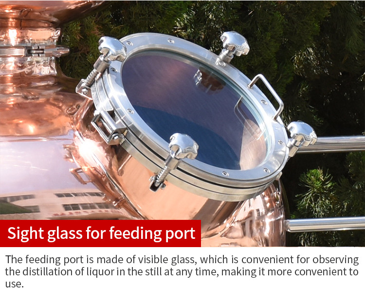 500L copper gin still distiller