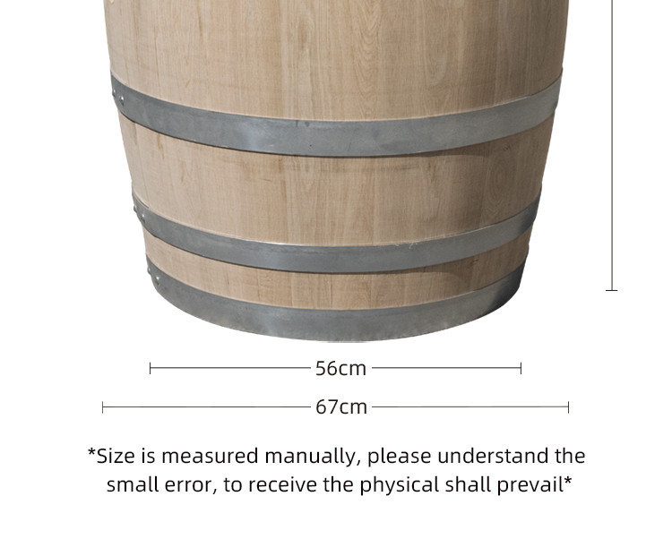 Mongolian oak barrel 225L