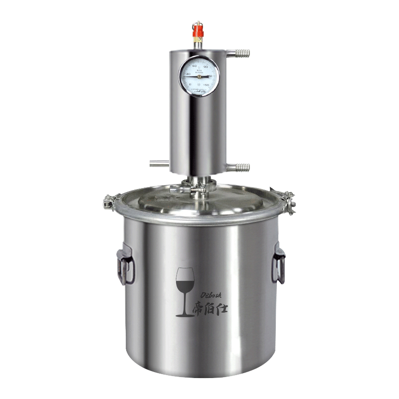 Stainless steel single column distiller