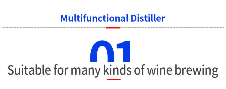 Stainless steel single column distiller