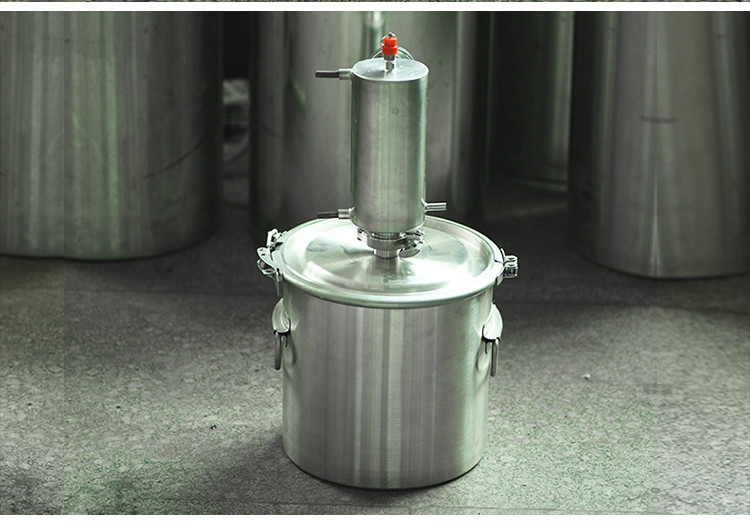 Stainless steel single column distiller
