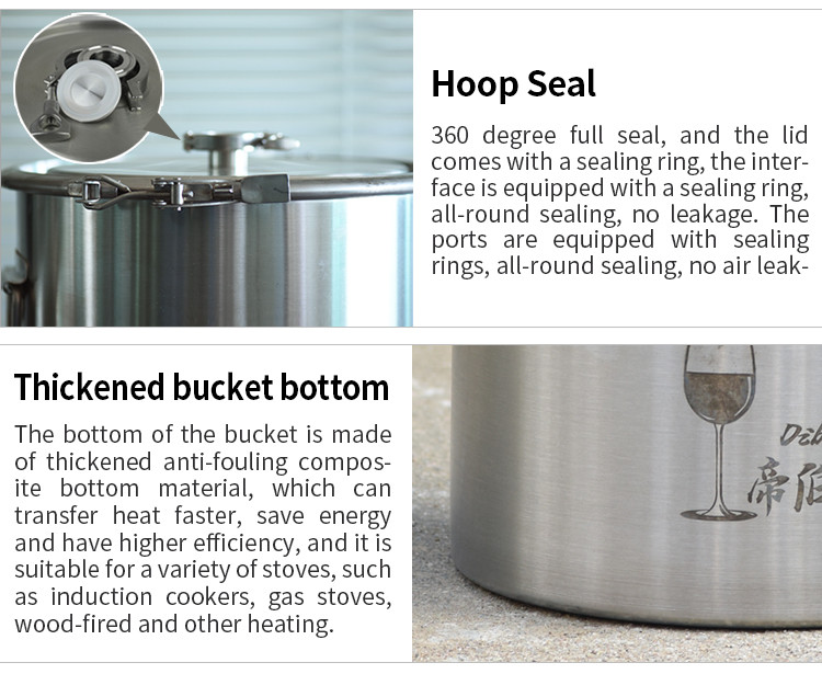Stainless steel single column distiller