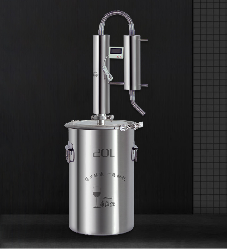 Stainless steel twin tower distiller