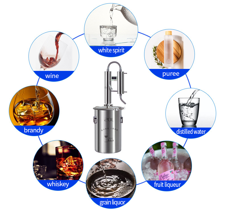 Stainless steel twin tower distiller