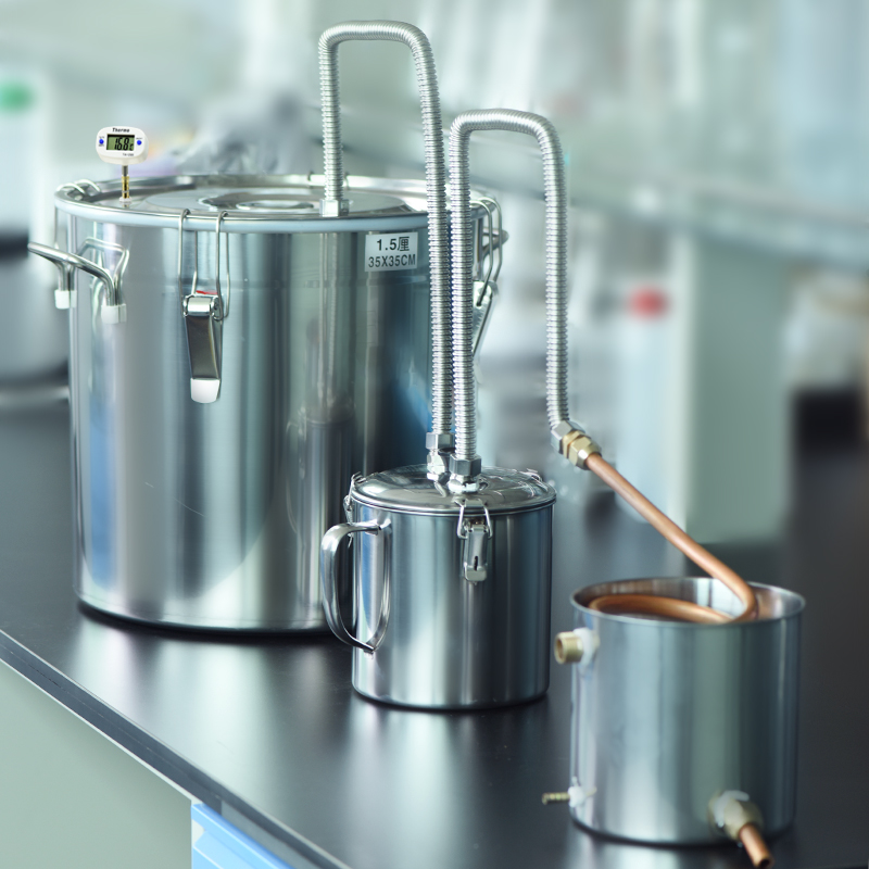 Skewer distiller