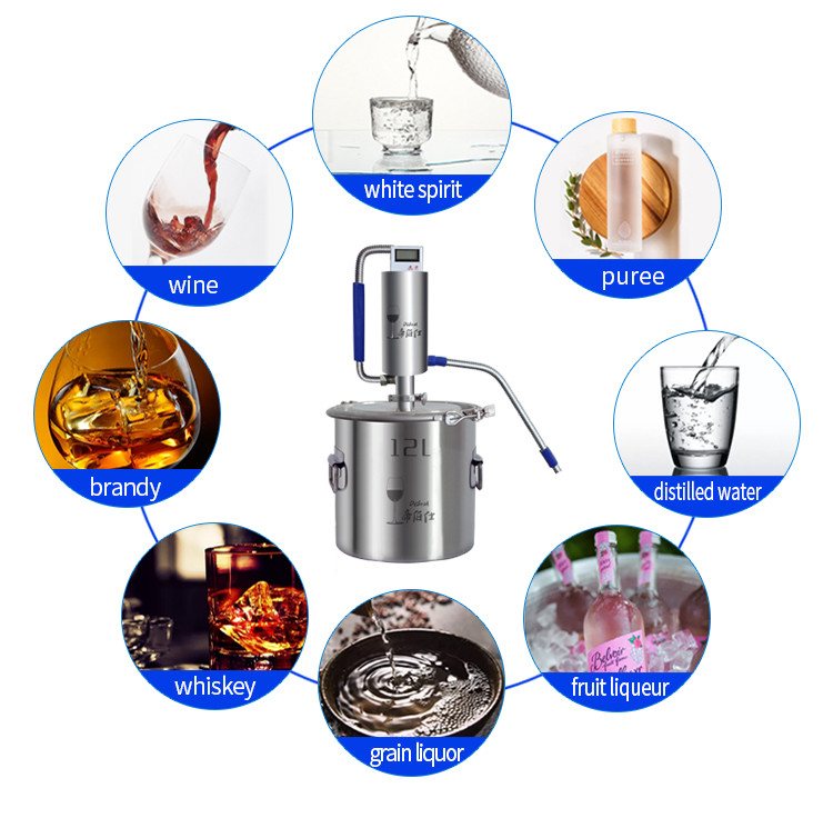 Micro distillation column distiller