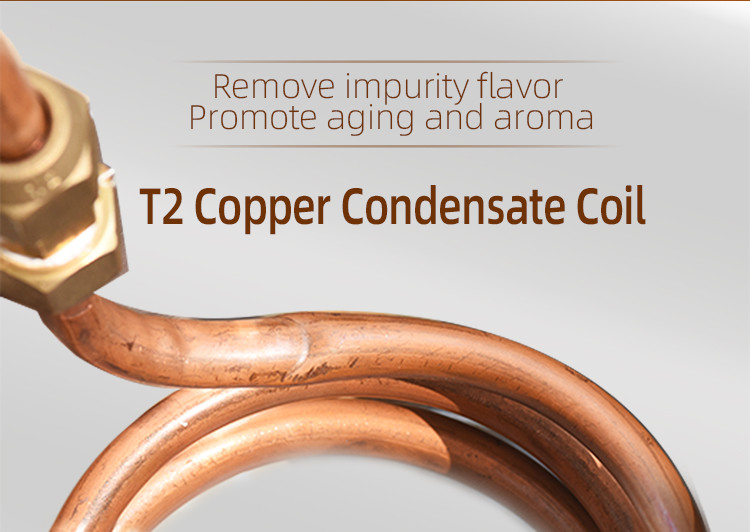 Red copper water cup distiller