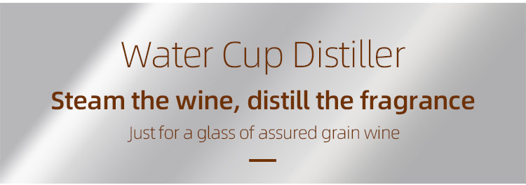 Red copper water cup distiller