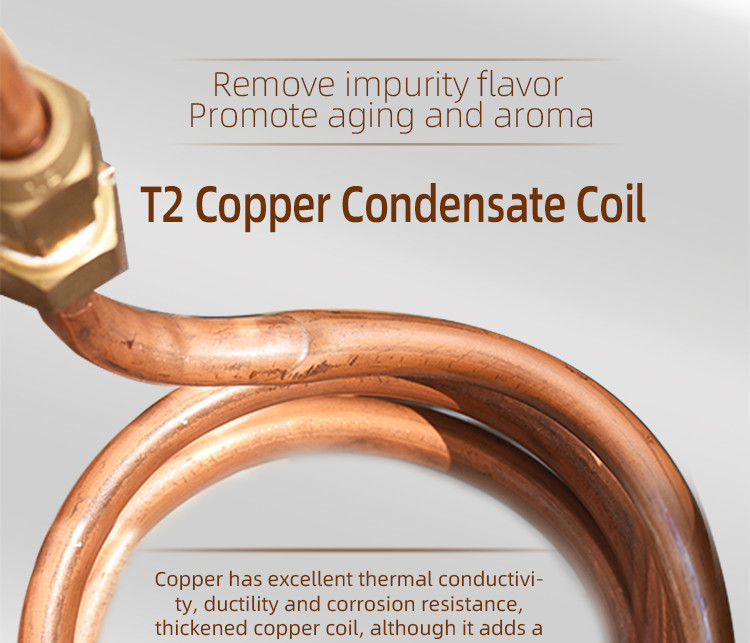 Copper water cup distiller