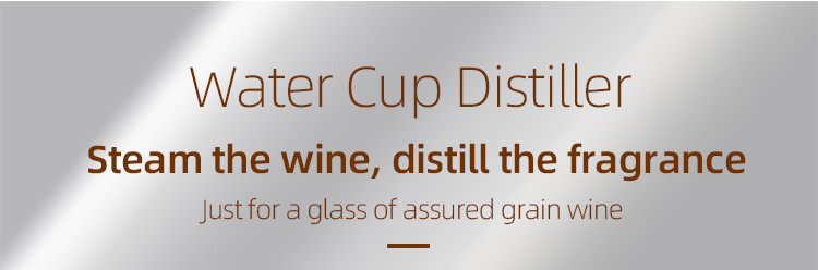 Copper water cup distiller