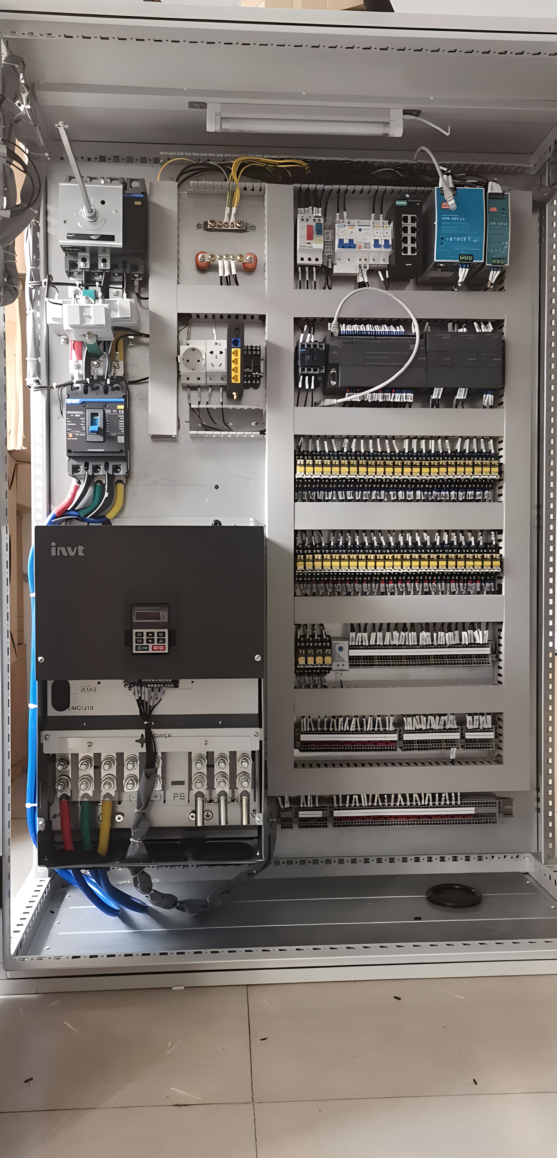 China control panel box power distribution equipment Siemens distribution board electrical switchboard panel