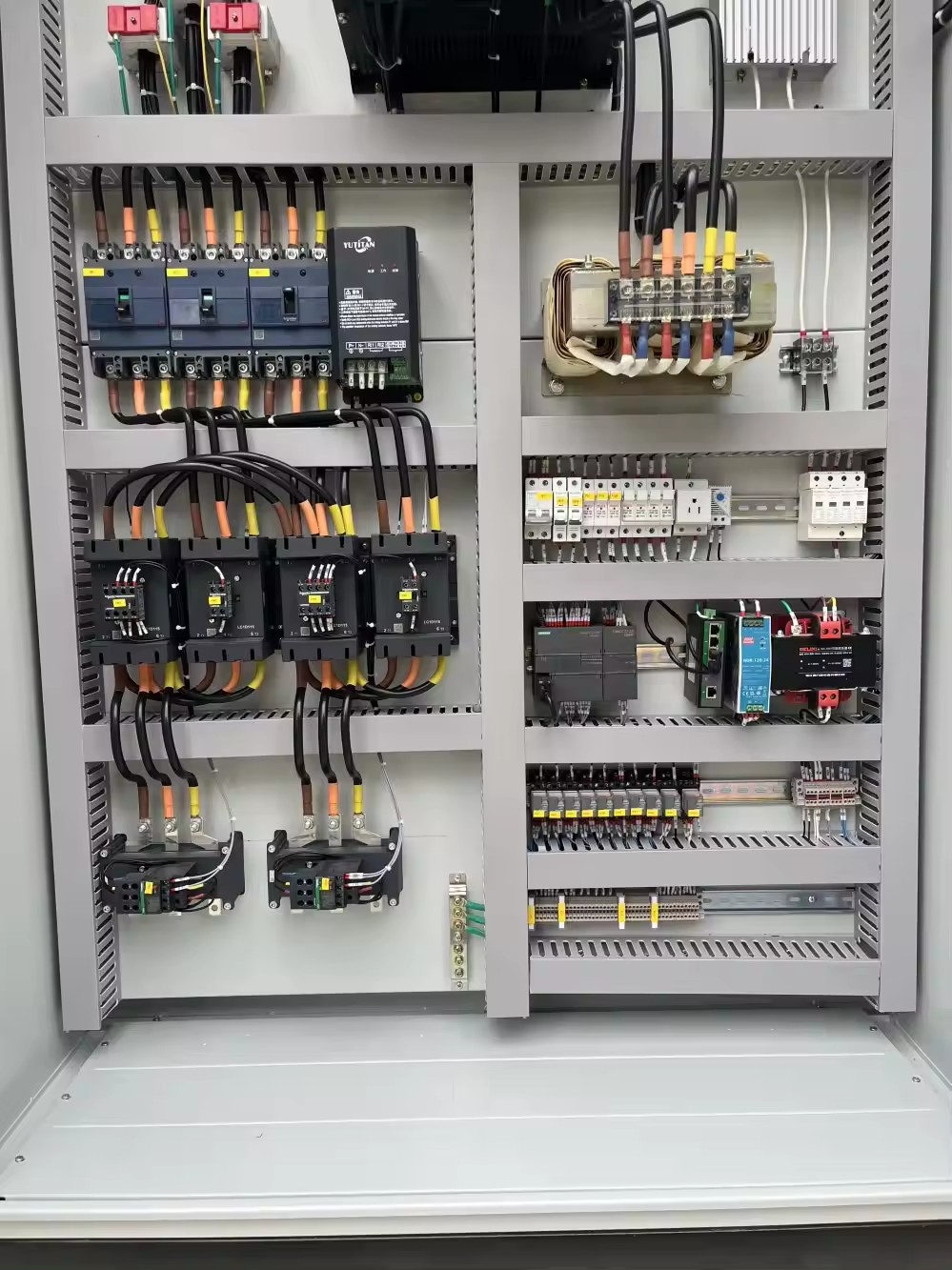 High Quality electrical control panel board manufacturing 220v 380v For fans/water pumps vfd control cabinets