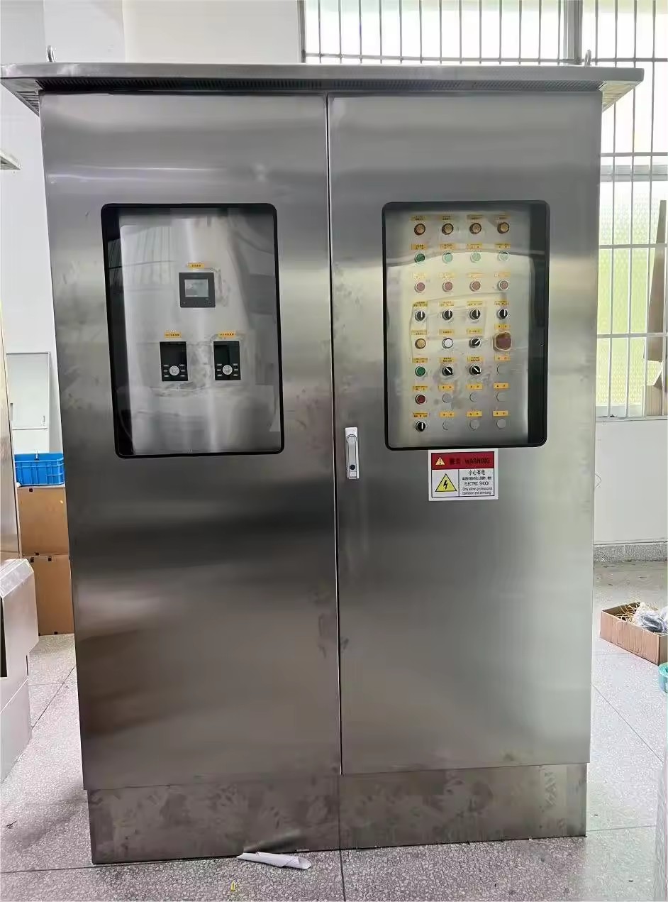 Custom outdoor distribution board OEM 380v vfd industrial electric power box control cabinet panel