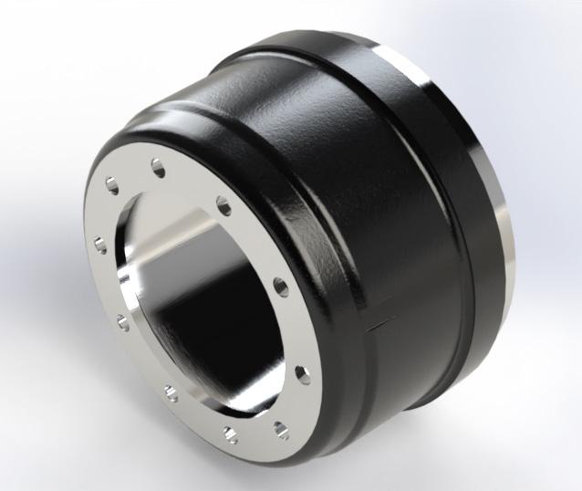 Tambour de frein pour semi-remorque