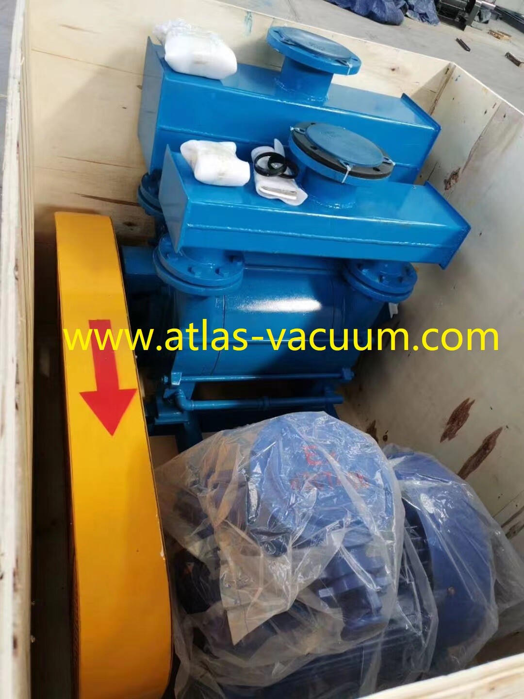 Shipment of 2BE1 203-37KW Liquid Ring Vacuum Pump to Singapore