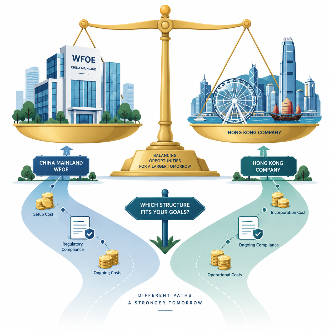 WFOE or Hong Kong Company? A Decision Guide for First-Time Entrants