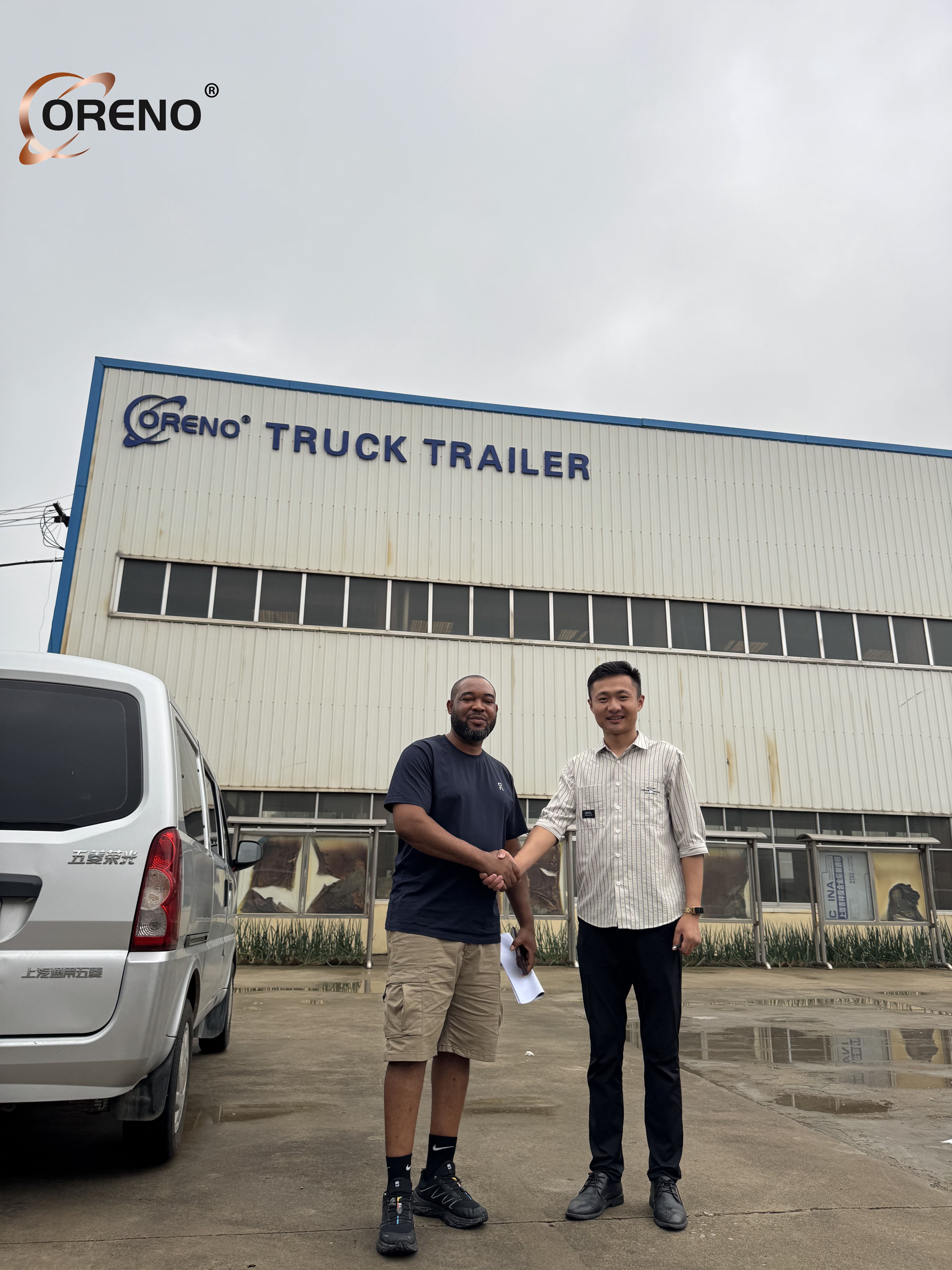 Oreno Sends Semi-Trailer Raw Materials & Spare Parts to Nigeria