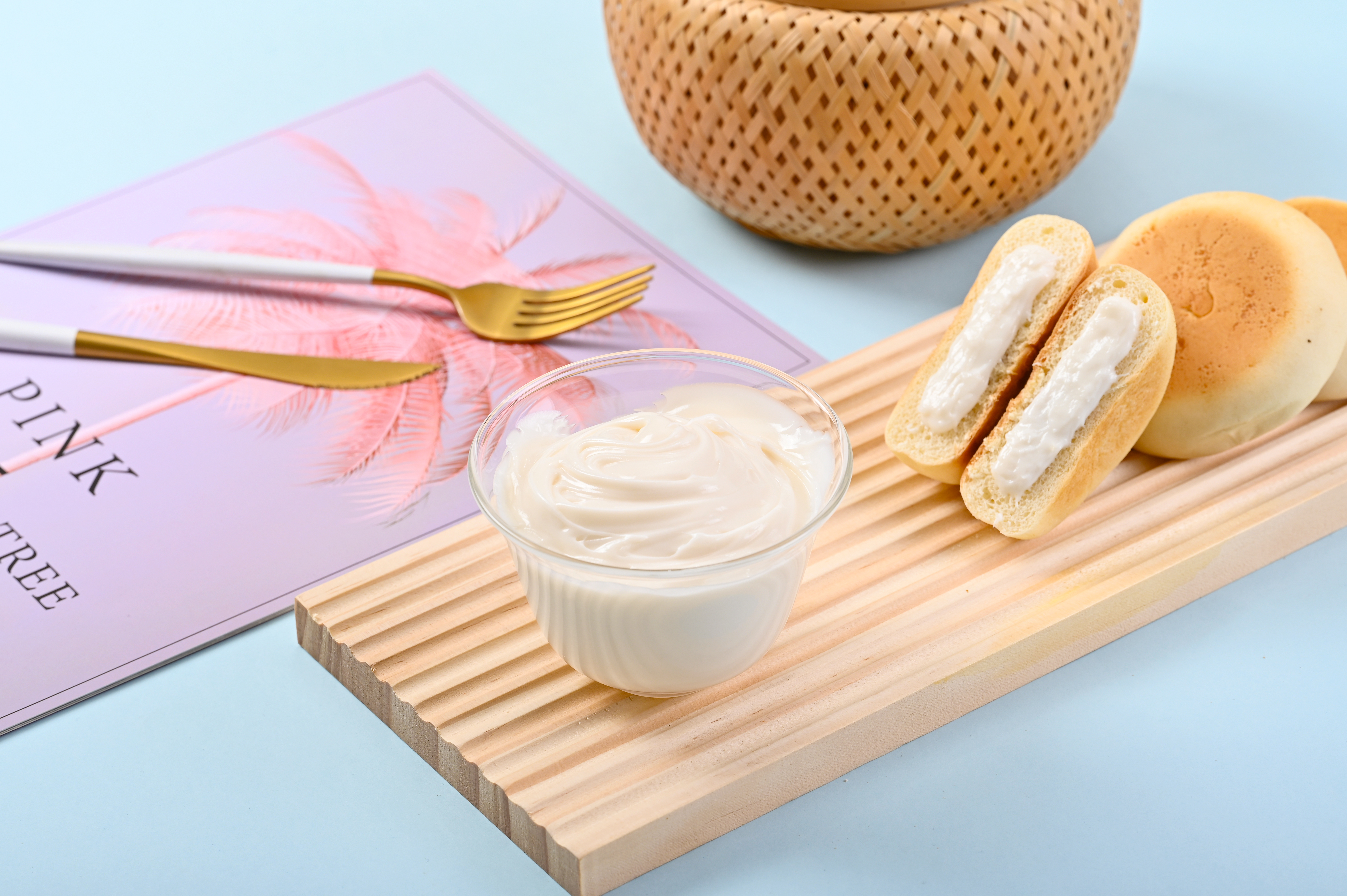 Yogurt flavored salad dressing
