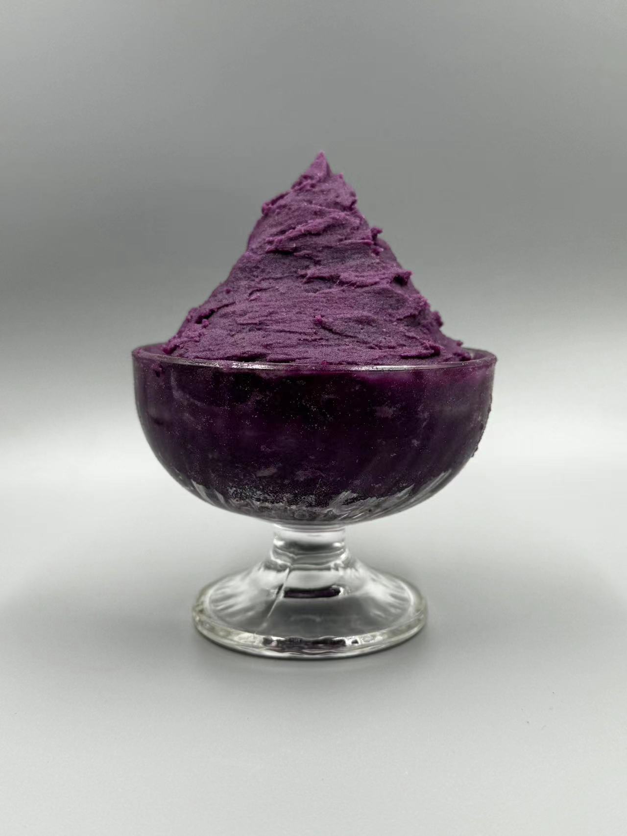 Purple sweet potato puree