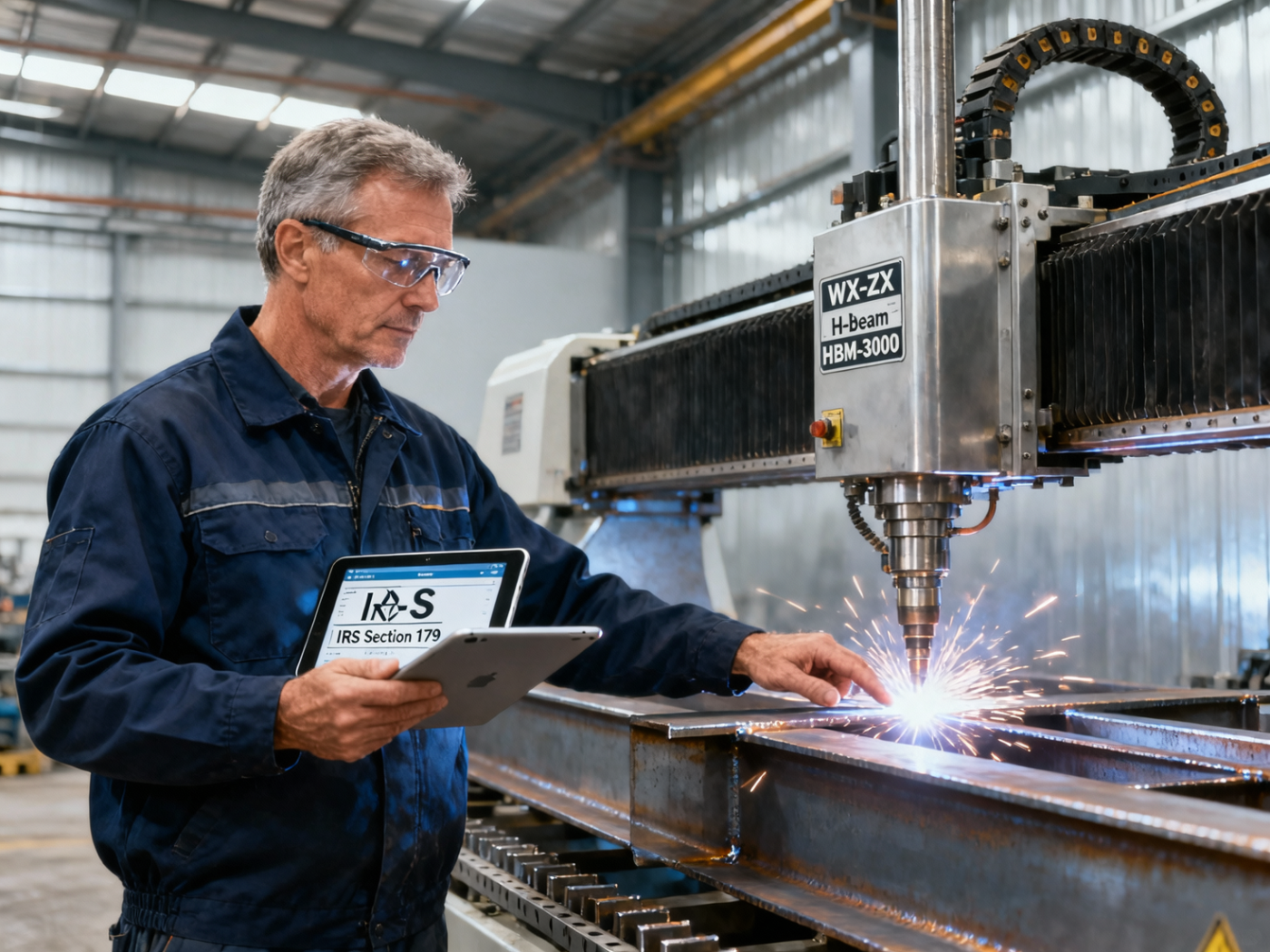 Can I finance an H-beam welding machine through equipment leasing while maintaining eligibility for US Section 179 tax deduction in 2026?