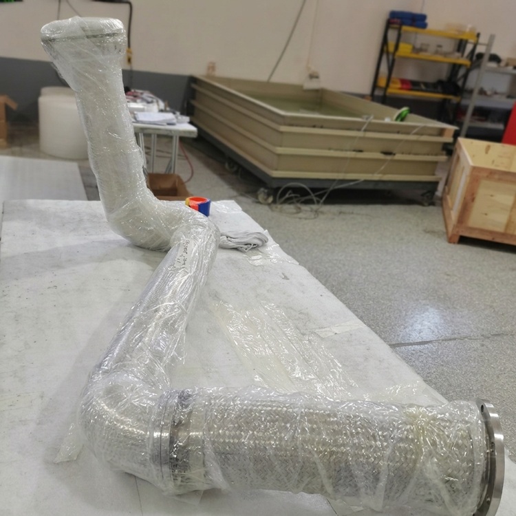 Pressure-Tested 304 Stainless Steel Cooling Pipe Assemblies | Film-Sealed Crate Packaging for Thermal Management
